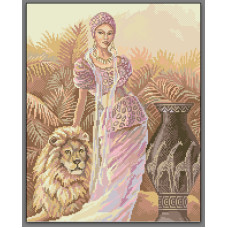 Схема під вишивку бісером "Африканська цариця"