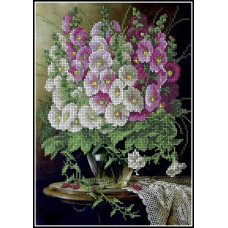 Схема під вишивку бісером "Мальви"