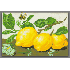 Схема під вишивку бісером "Соковиті лимони"