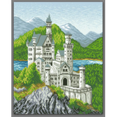 Схема під вишивку бісером "Баварський замок"