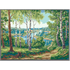 Схема під вишивку бісером "Березовий гай"